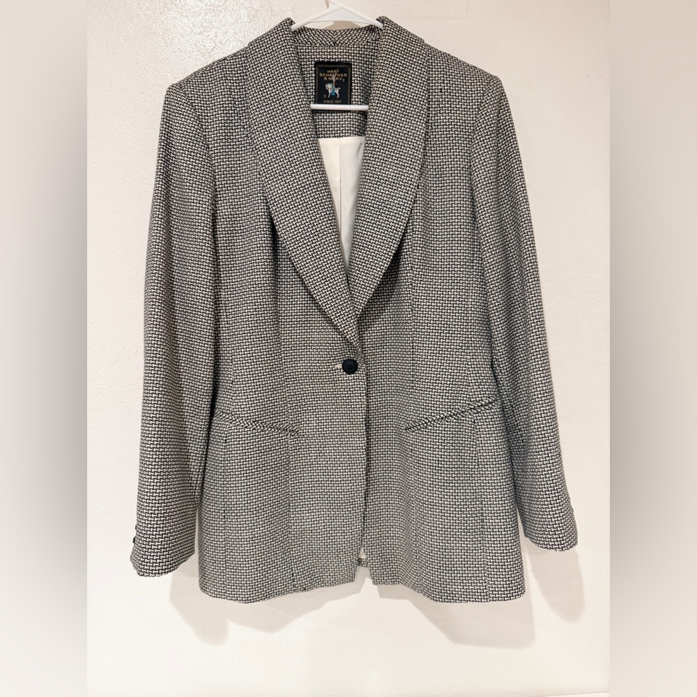 Hart Schaffner & Marx Women’s Wool And Cashmere Blend Blazer Size 12